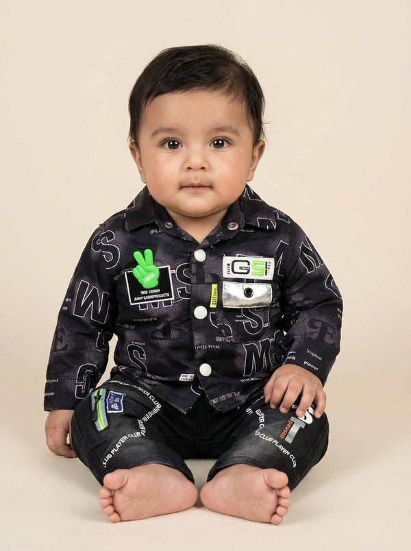 Mistic - Baby Stylish Shirt & Jeans Set
